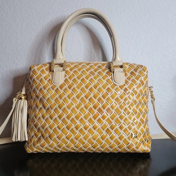 Bally Intrecciato Woven Leather Satchel - Picture 2 of 16